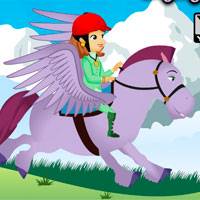 София на летающей лошади - одевалка