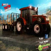 Испытание для трактора с прицепом (4 wheeler tractor challenge)
