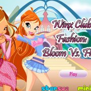 Винкс: клуб моды Блум против Флоры (Winx club fashion Bloom vs Flora)