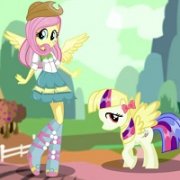 Одень пони: Флаттершай (Fluttershy Pony Dress Up)