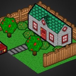 Побег из Пиксельного Дома (Pixel House Escape 3D)