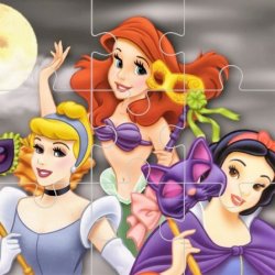Принцесса Хэллоуин: Пазлы (Princess Halloween Jigsaw)