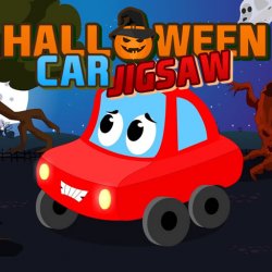 Машинка на Хэллоуин: Пазл (Halloween Car Jigsaw)