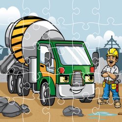 Строительные Грузовики: Пазл (Construction Trucks Jigsaw)