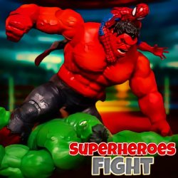 Борьба Супергероев: Пазл (Superheroes Fight)