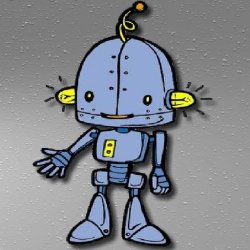 Мультяшный Робот: Пазл